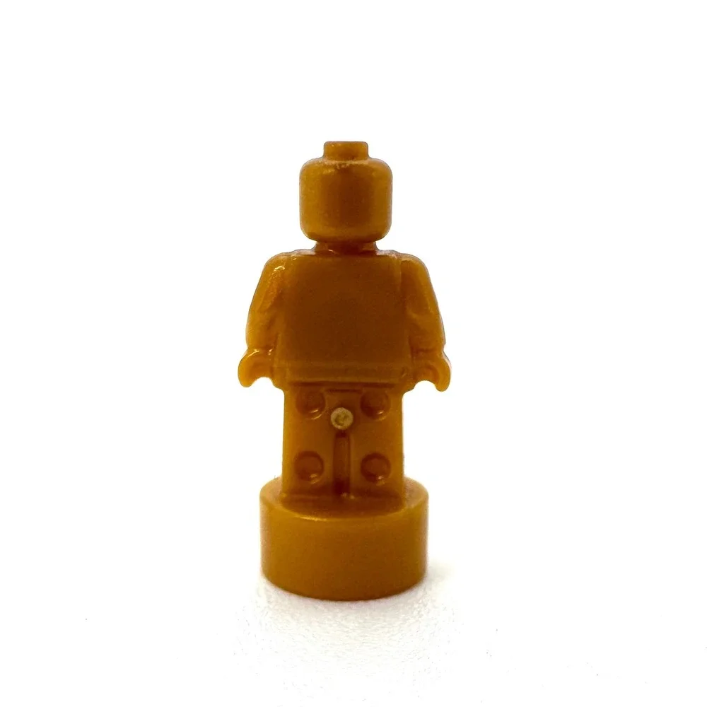 LEGO Pearl Gold Microfigure Statue Trophy Ninjago City Gardens Minifig 71741